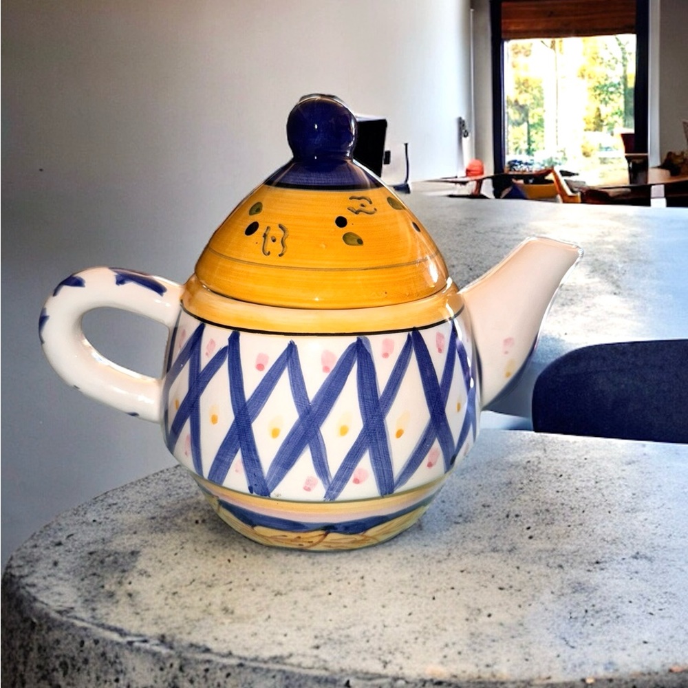 Stackable Ceramic Teapot Bella Casa by Ganz - Teapot Only